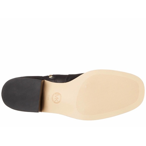 Michael Kors BRYCE Ankle Bootie Buckled Leather Boots Black 6/6.5 New $245 - Picture 7 of 7